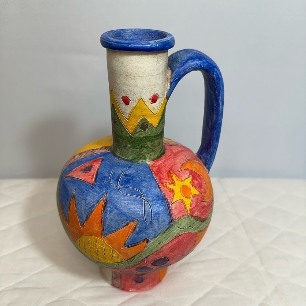 Spanish Jug Vintage Retro Vase Pitcher RARE - Picture 12 of 12